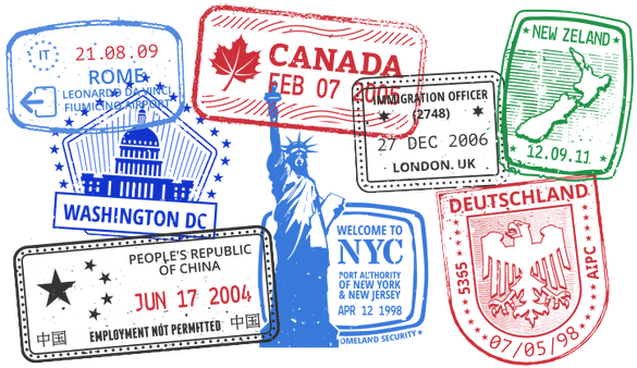 Passport Stamps ( Packages )